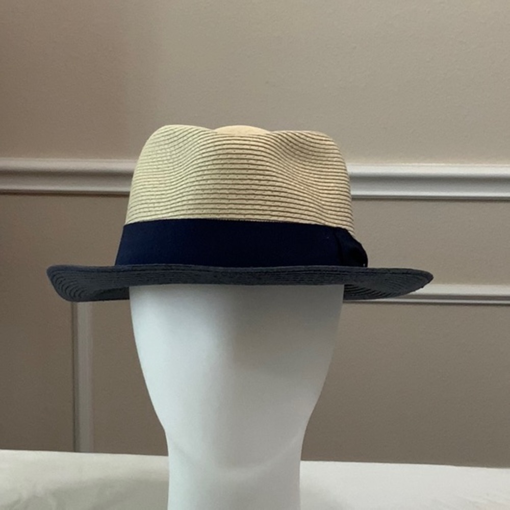 Tilley TOYO Fedora - Natural/Navy
